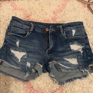 Denim shorts